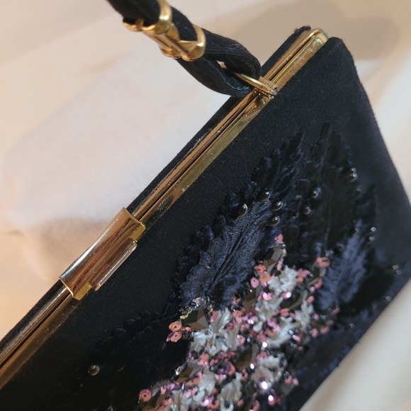 Caron of Houston Beaded Design Handbag 1950-1060s - Picture 6 of 16